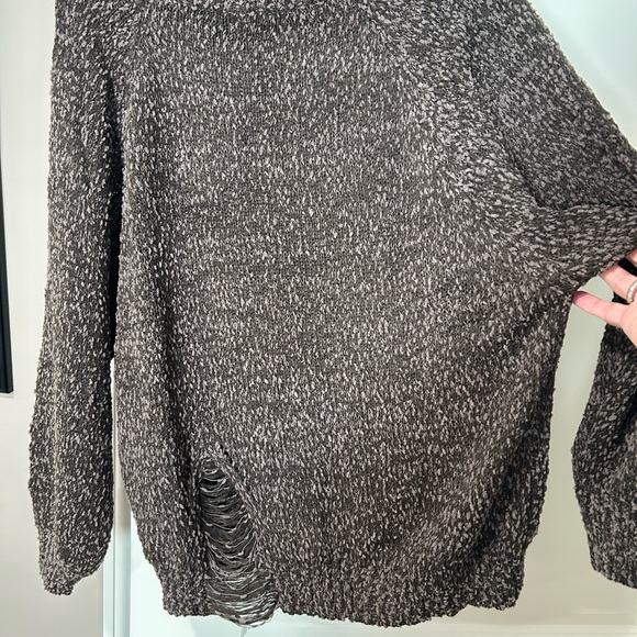 Umgee Dark Brown Crewneck Sweater NWT - Picture 5 of 10